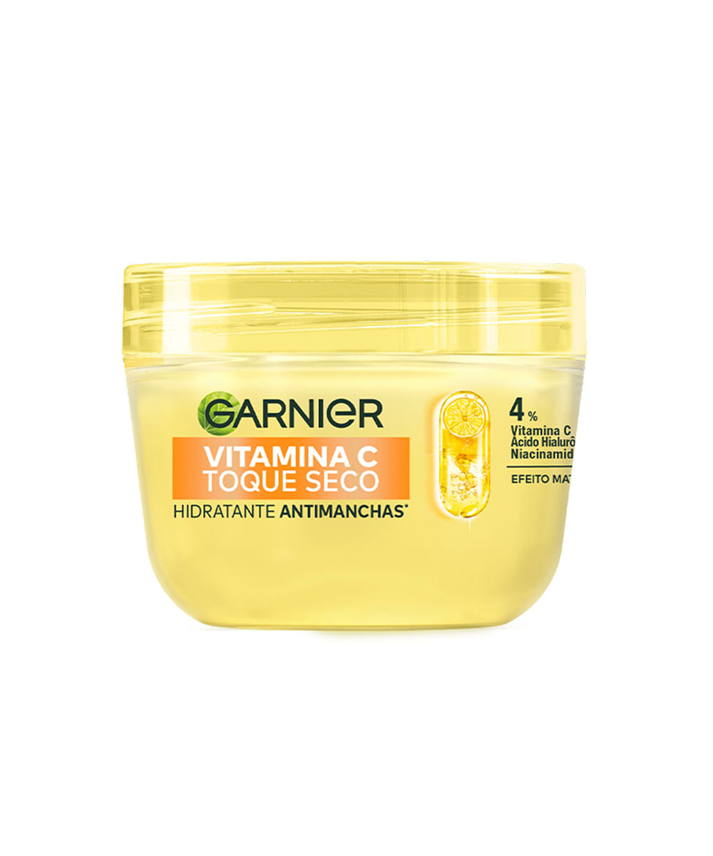 hidratante facial garnier vitamina c toque seco anti manchas 85g