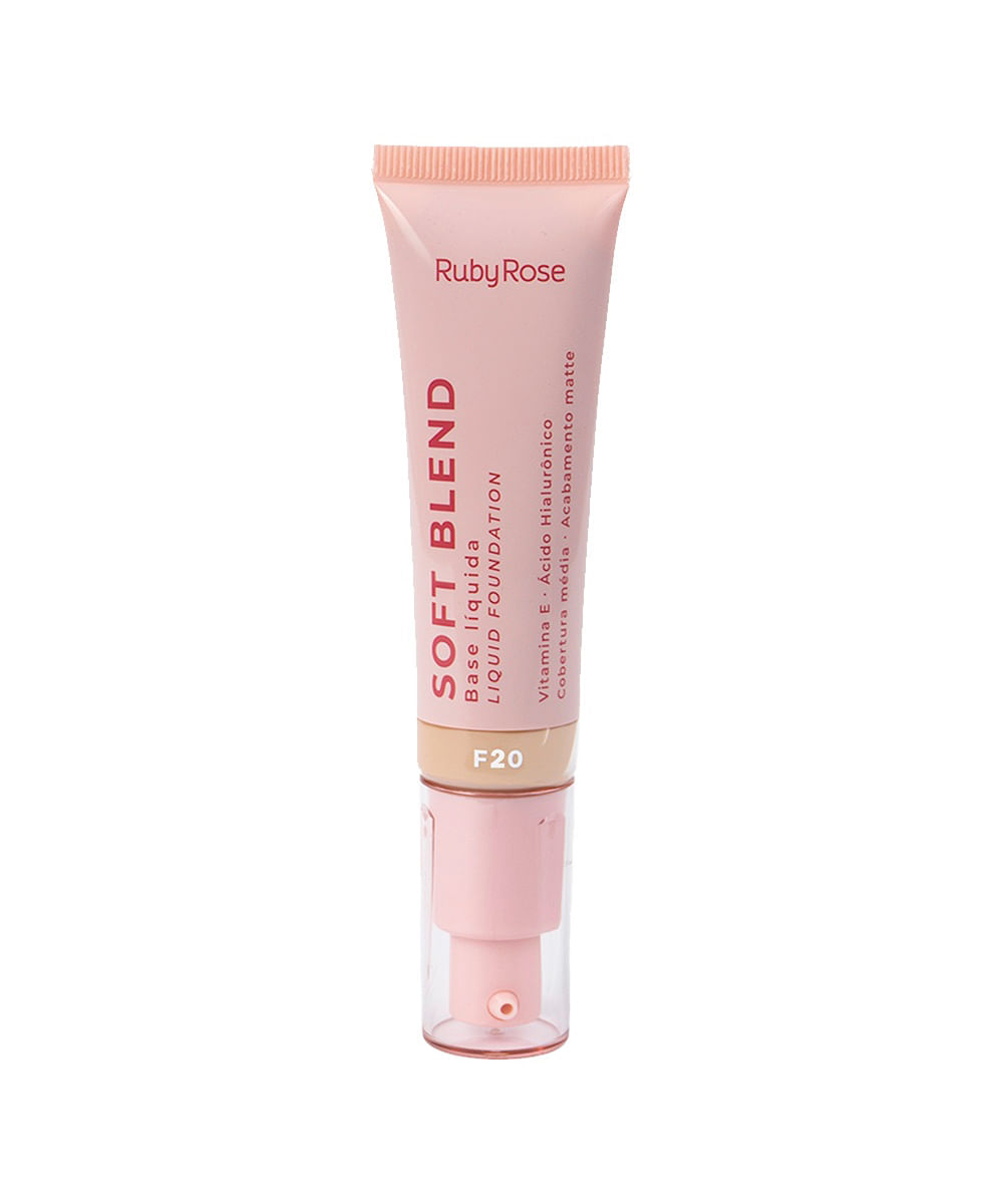 base líquida ruby rose soft blend f20
