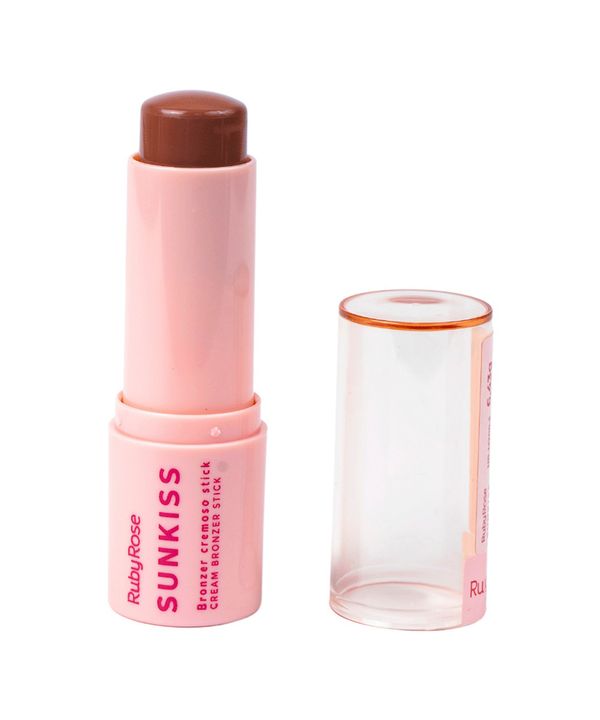 bronzer cremoso ruby rose stick warm touch marrom UNICO