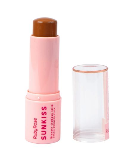 bronzer cremoso ruby rose stick sunset sienna marrom UNICO bronzer cremoso ruby rose stick sunset sienna marrom UNICO