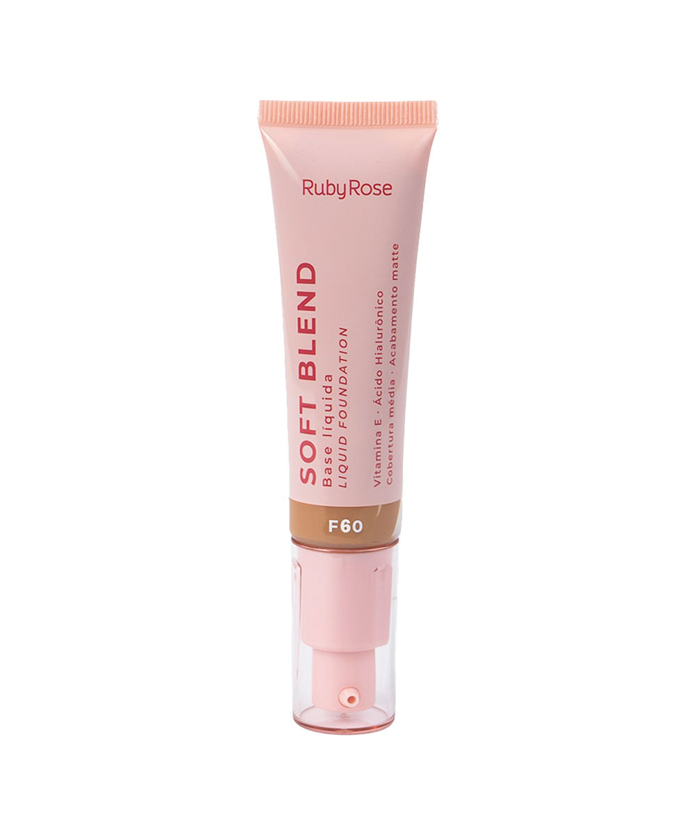 base líquida ruby rose soft blend f60