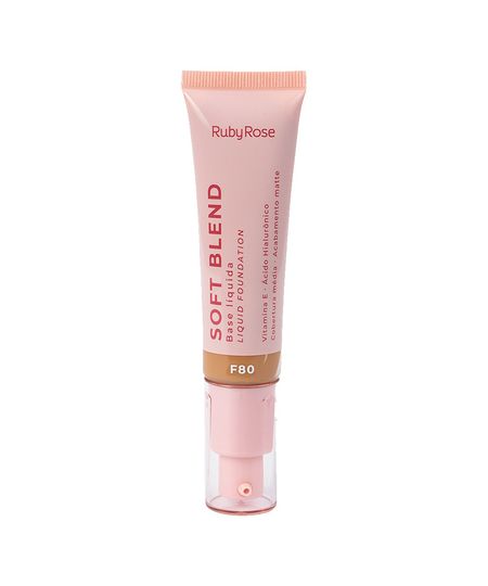 base líquida ruby rose soft blend f80 UNICO base líquida ruby rose soft blend f80 UNICO