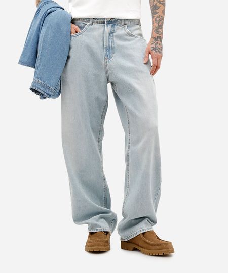 calça baggy jeans azul 36 calça baggy jeans azul 36