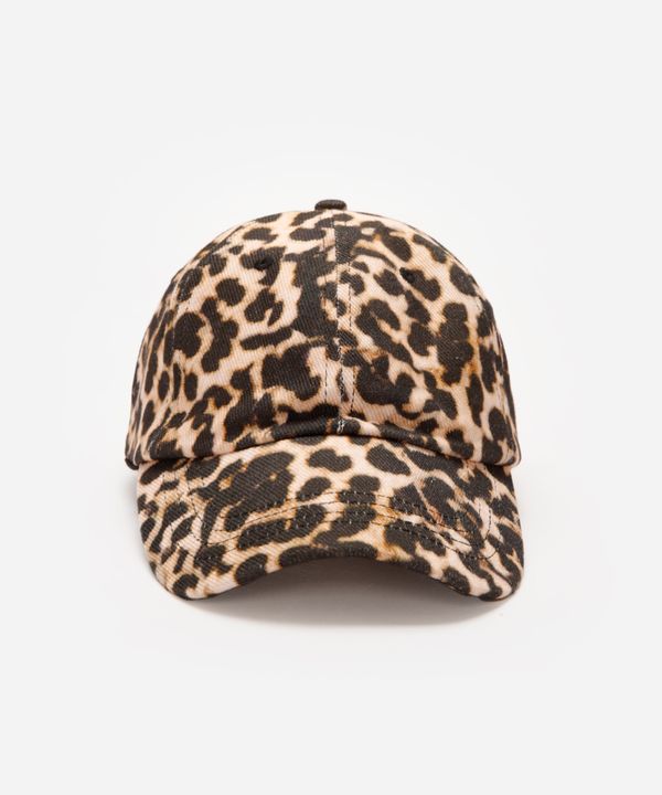 boné aba curva animal print colorido UNICO