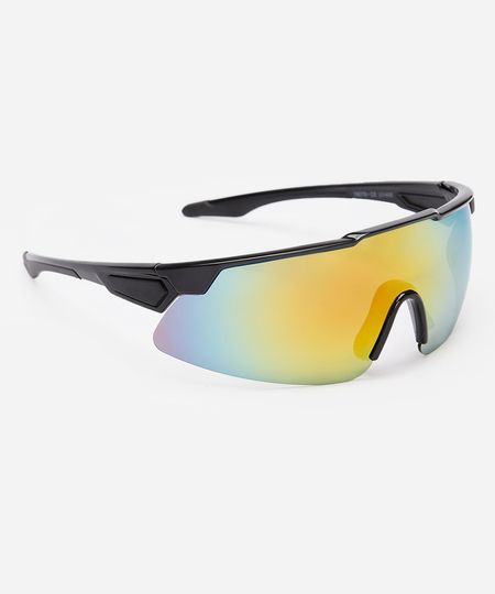 óculos de sol esportivo ace unissex preto UNICO