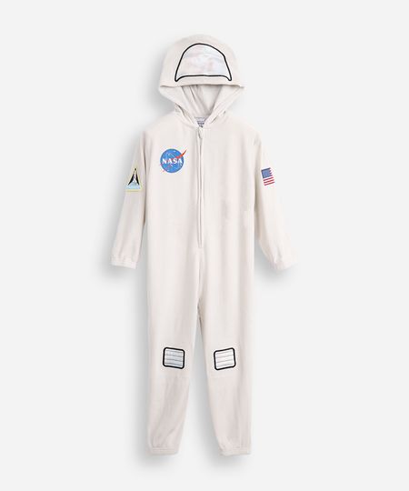 macacão infantil fantasia nasa cinza 8