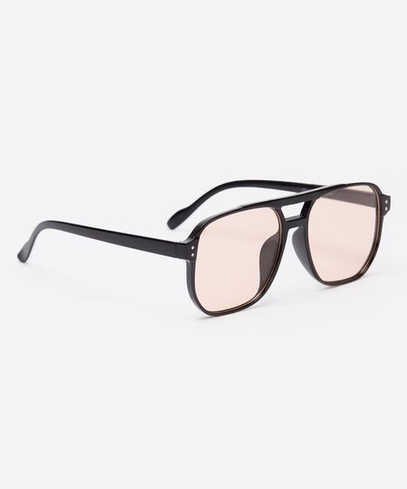 óculos de sol aviador mindset preto UNICO