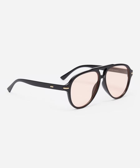óculos de sol aviador mindset preto UNICO