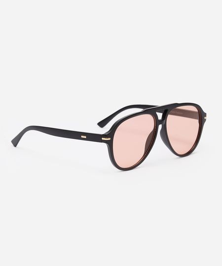 óculos de sol aviador mindset preto UNICO