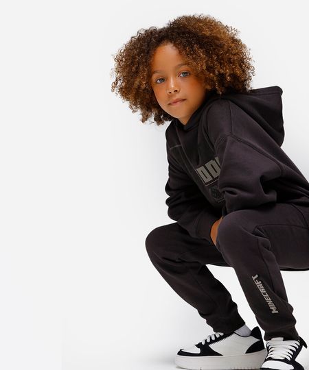 blusão de moletom juvenil com capuz minecraft cinza 4 blusão de moletom juvenil com capuz minecraft cinza 4