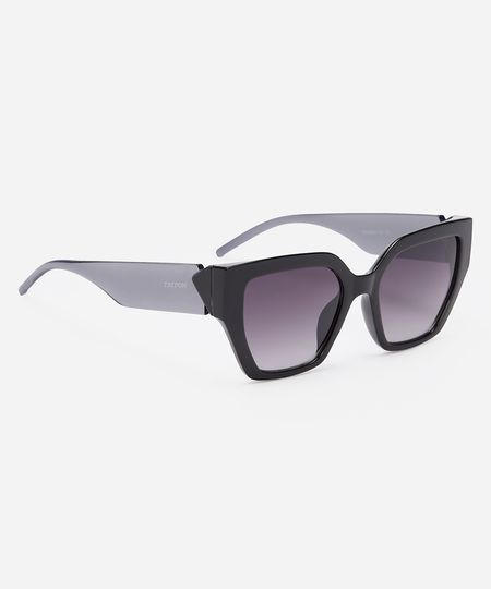 óculos de sol quadrado triton preto UNICO