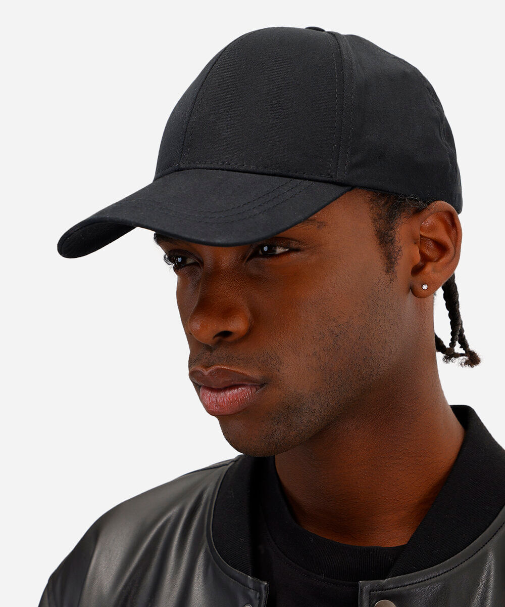 boné de sarja aba curva preto boné de sarja aba curva preto