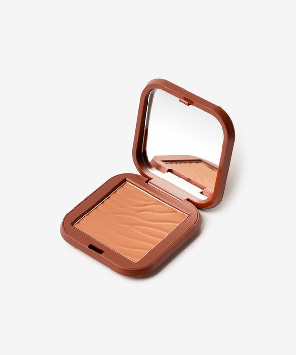 bronzer compacto mascavo by mariana saad summer glow golden hour 8g dourado UNICO
