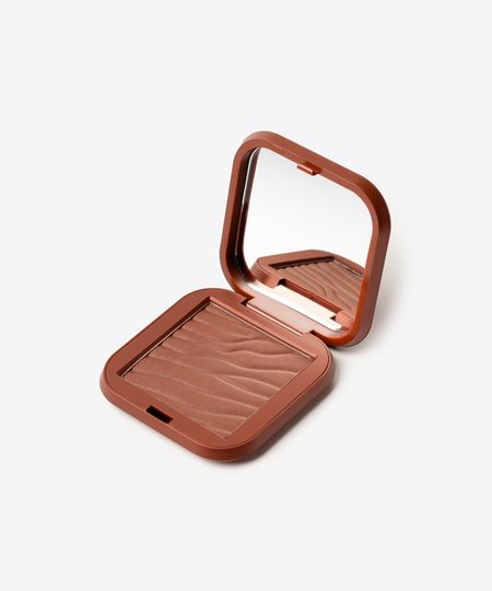 bronzer compacto mascavo by mariana saad summer glow sahara 8g dourado UNICO bronzer compacto mascavo by mariana saad summer glow sahara 8g dourado UNICO