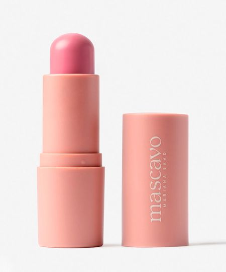blush em bastão mascavo by mariana saad flush stick freesia 6g rosa UNICO blush em bastão mascavo by mariana saad flush stick freesia 6g rosa UNICO