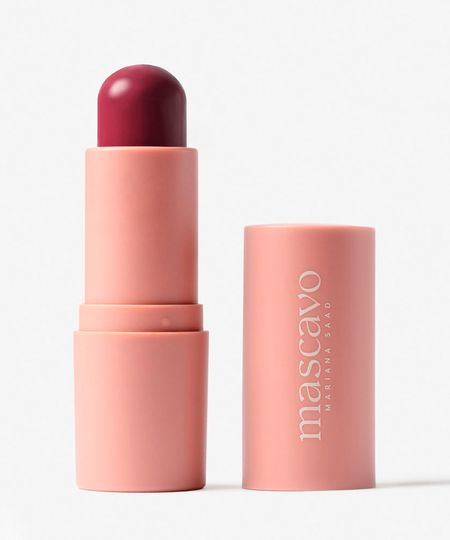 blush em bastão mascavo by mariana saad flush stick blueberry 6g vinho UNICO blush em bastão mascavo by mariana saad flush stick blueberry 6g vinho UNICO