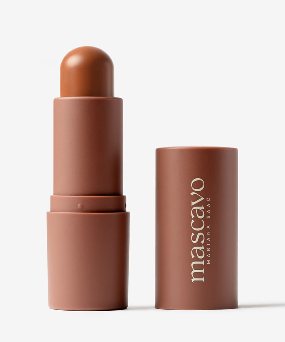 FOCALLURE 2 peças de bastão de contorno de creme mineral, iluminador hidratante e caneta bronzeadora, lápis antiaderente, brilho facial e sombreado, maquiagem iluminadora facial... contorno em bastão mascavo by mariana saad shape stick frappe 6g