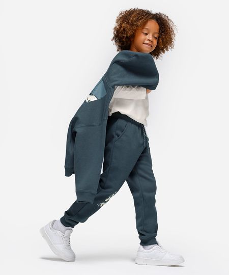 calça jogger infantil de moletom sonic azul 4 calça jogger infantil de moletom sonic azul 4