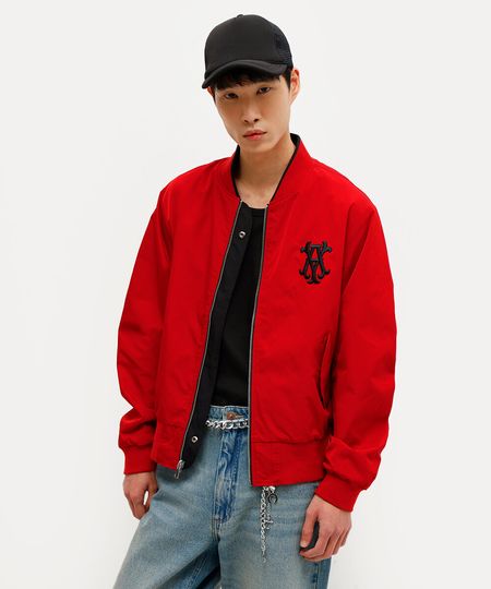 jaqueta bomber masculina dupla face yan acioli preta M jaqueta bomber masculina dupla face yan acioli preta M