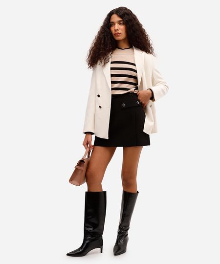 minissaia feminina com forro preta 40 minissaia feminina com forro preta 40