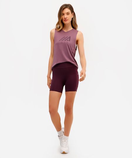 bermuda feminina com bolso esportiva ace roxa M