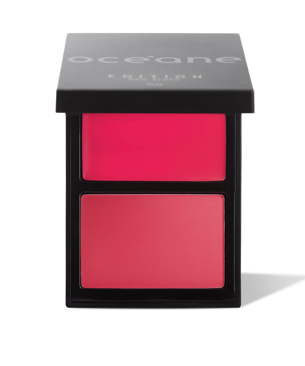 blush compacto océane duo edition punch paint rosa