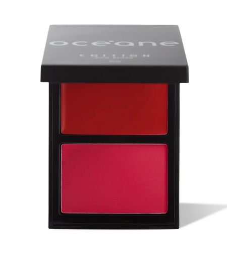 blush compacto océane duo edition cherry paint vermelho UNICO blush compacto océane duo edition cherry paint vermelho UNICO
