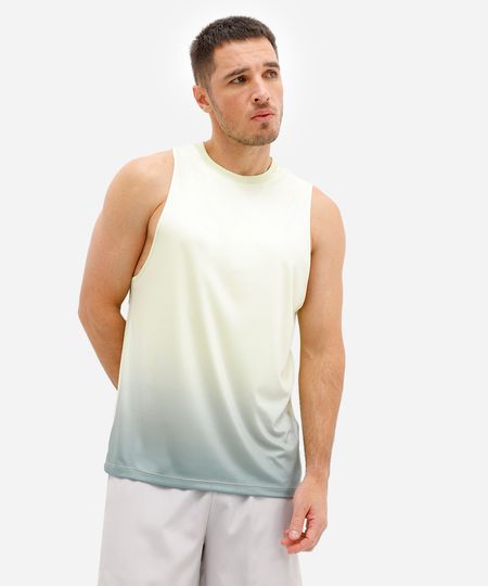 regata muscle masculina esportiva ace degradê verde M