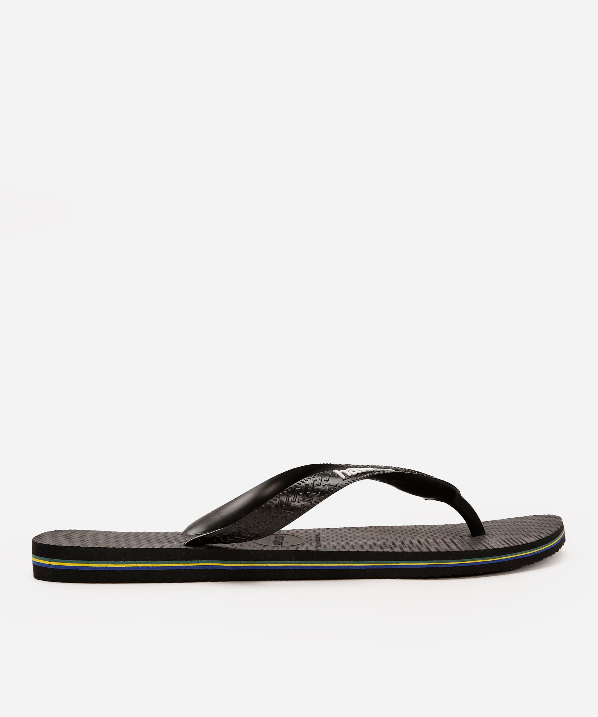 chinelo havaianas masculino brasil preto