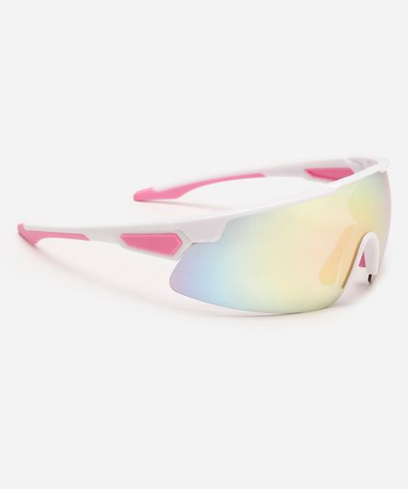 óculos de sol esportivo ace branco UNICO