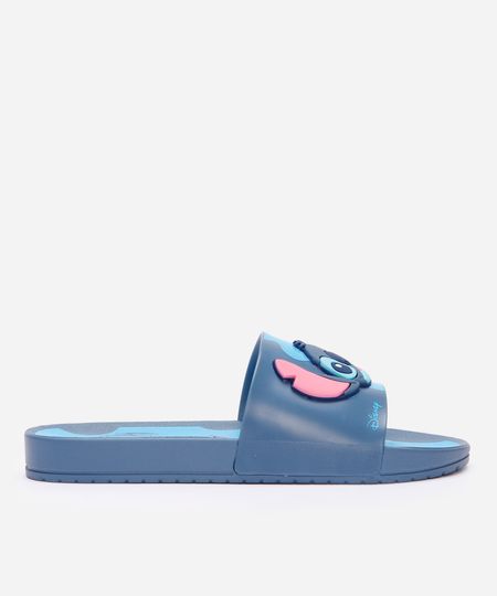 chinelo slide infantil azul 26-27