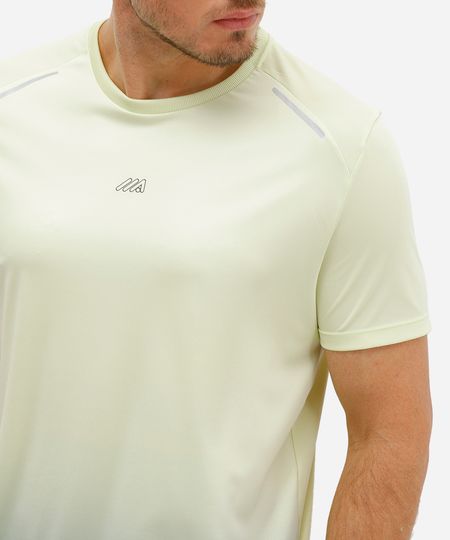 camiseta masculina esportiva ace degradê verde P
