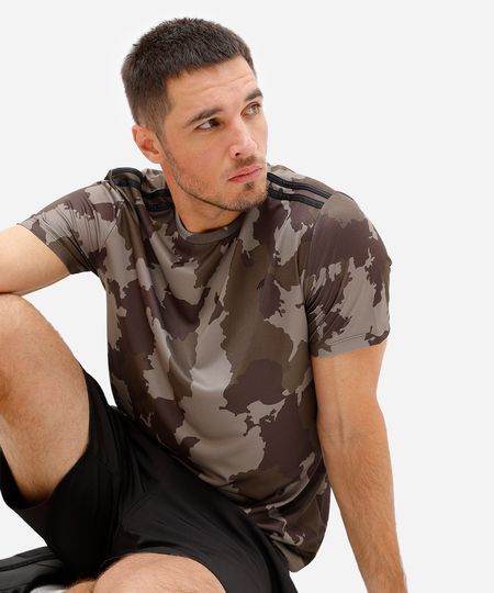 camiseta masculina esportiva ace com listras estampada verde P camiseta masculina esportiva ace com listras estampada verde P