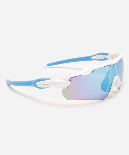 óculos de sol esportivo ace unissex branco UNICO