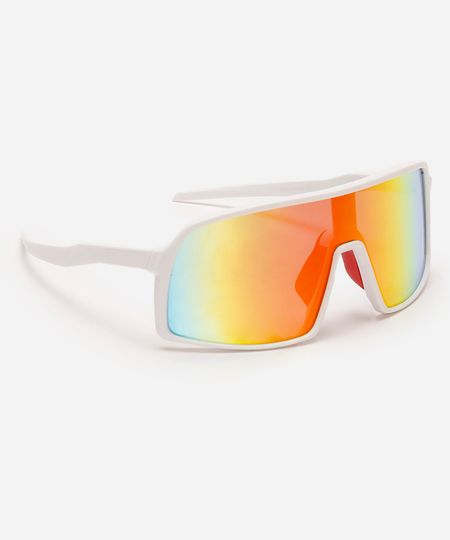 óculos de sol esportivo ace unissex branco UNICO