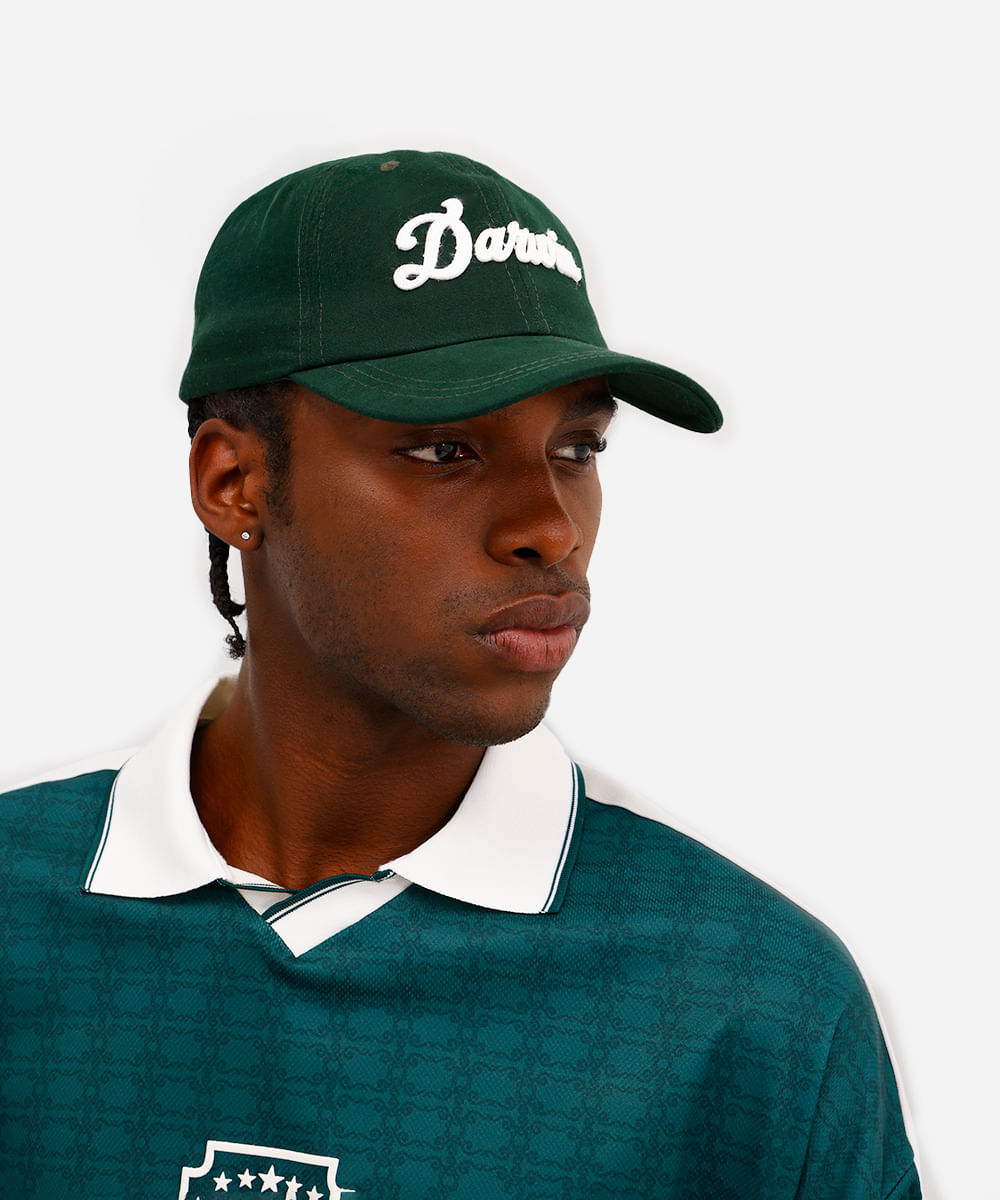 boné de sarja aba curva darwin verde