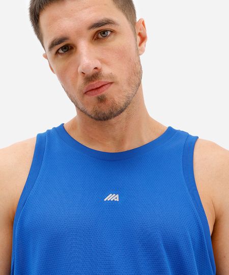 regata basquete masculina esportiva ace azul P