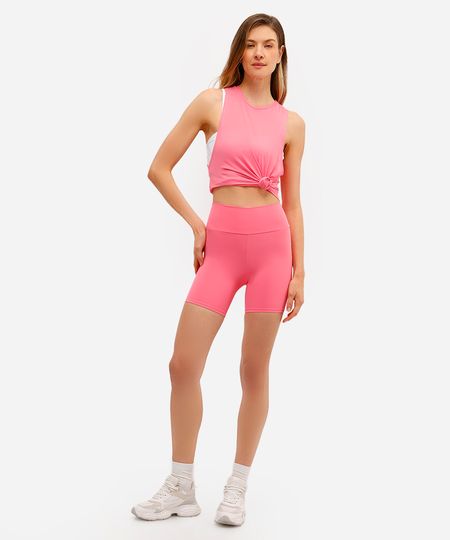 bermuda feminina esportiva ace rosa G