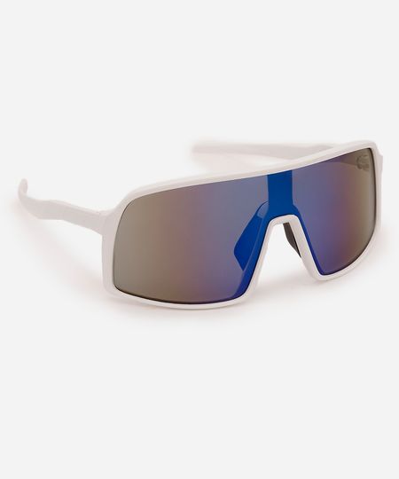 óculos de sol esportivo ace unissex branco UNICO