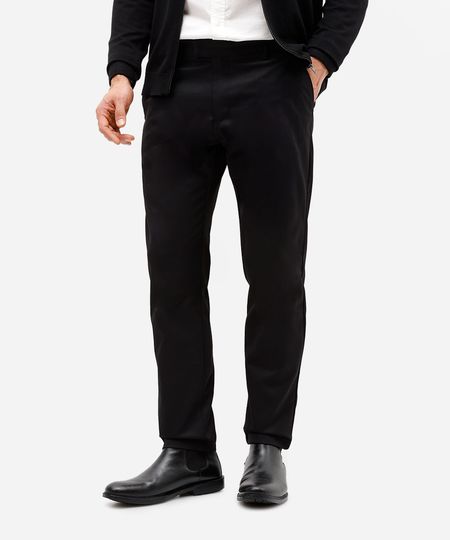 calça slim cropped masculina preta 38