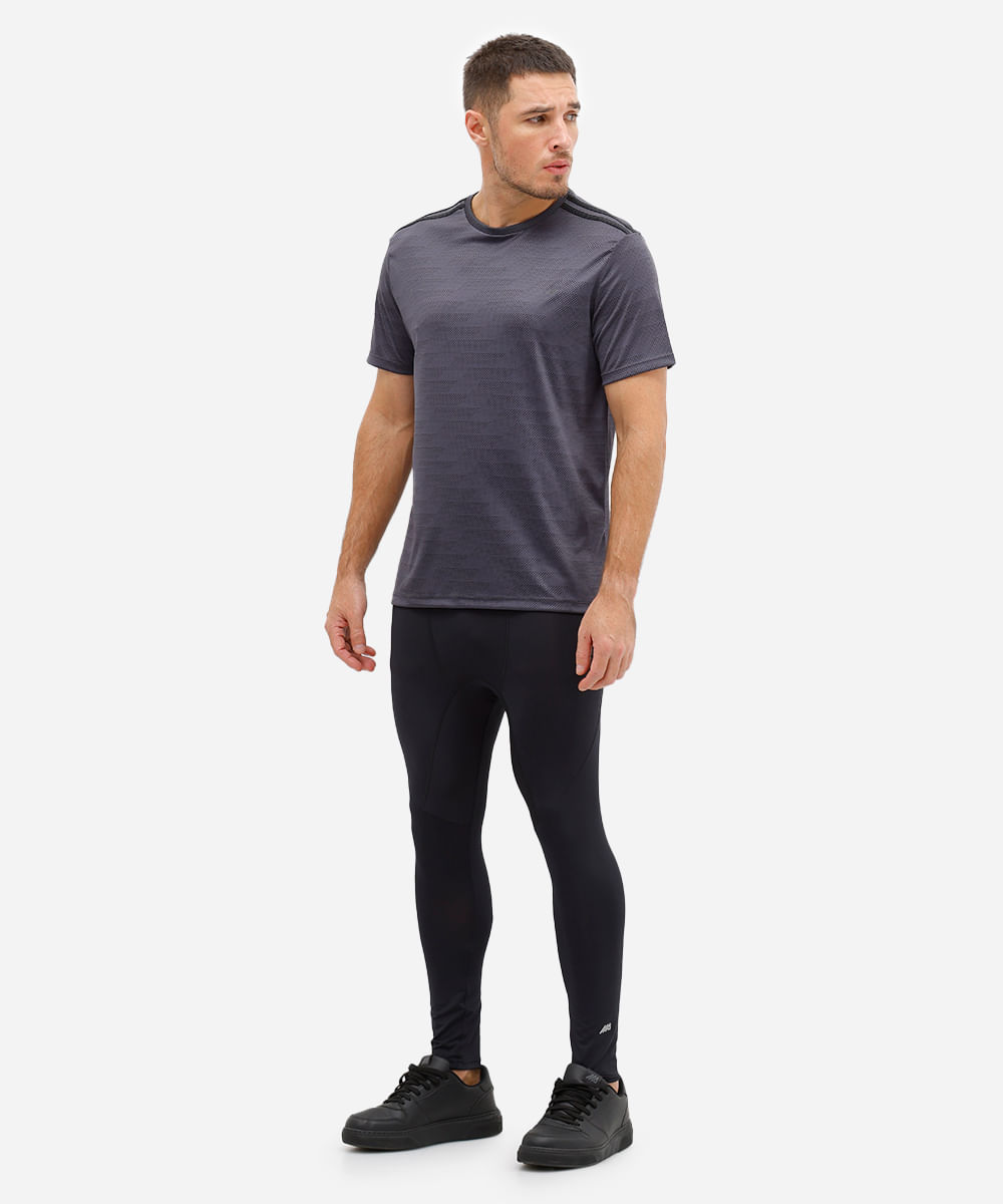 calça legging masculina com bolsos preta