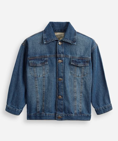 jaqueta jeans infantil azul 6 jaqueta jeans infantil azul 6