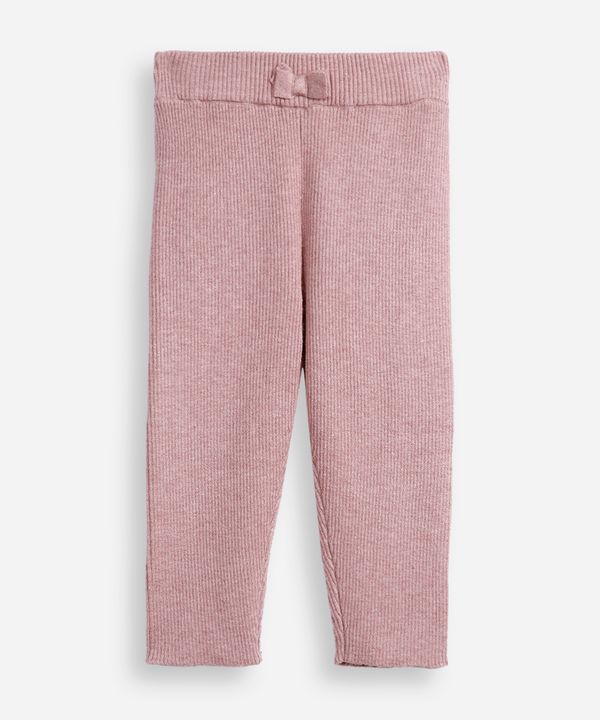 legging infantil tricot laço rosa 3