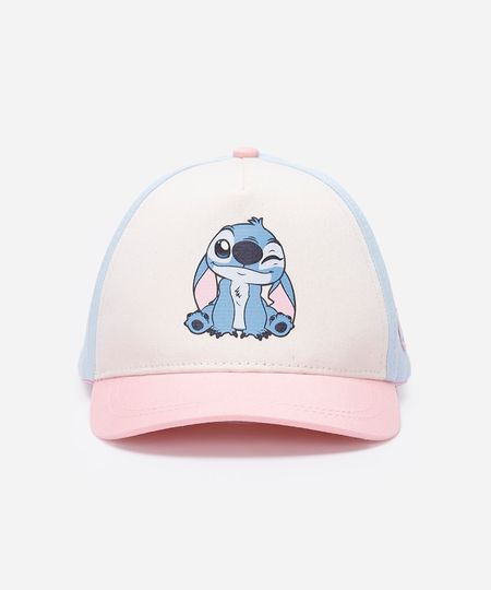 boné aba curva infantil stitch colorido UNICO