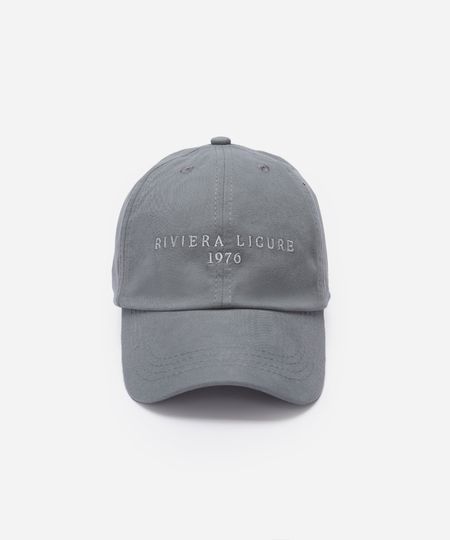 boné aba curva bordado riviera cinza UNICO boné aba curva bordado riviera cinza UNICO