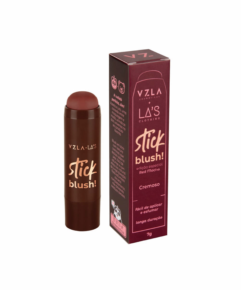 blush vizzela stick las red mocha 7g vinho