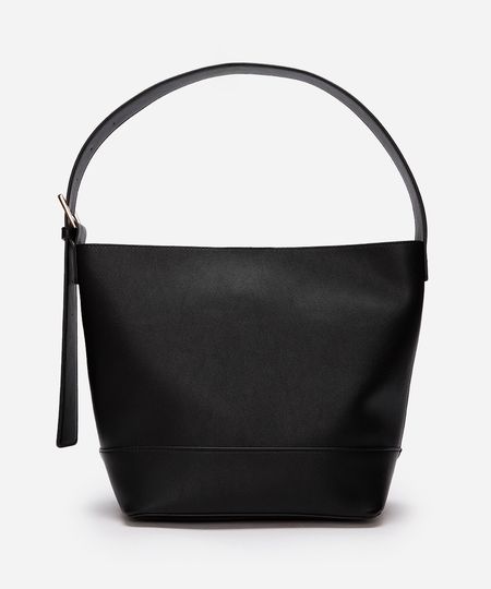 bolsa tiracolo alça ajustável preto UNICO