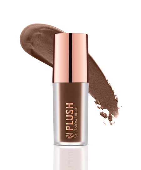 batom e blush bruna tavares plush 3x1 mocha UNICO batom e blush bruna tavares plush 3x1 mocha UNICO