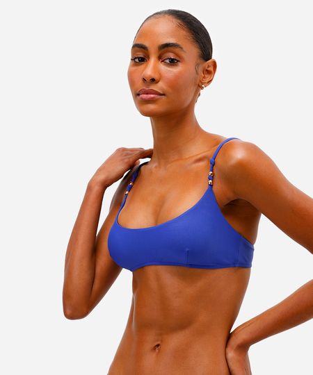 biquíni regata alcinha azul P biquíni regata alcinha azul P