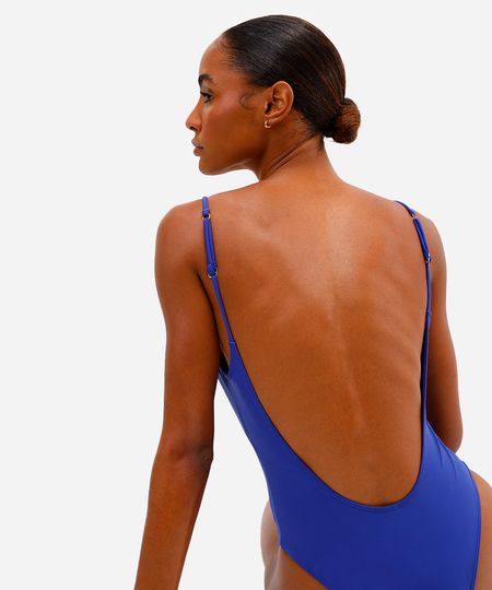 maiô decote v essencial azul G maiô decote v essencial azul G